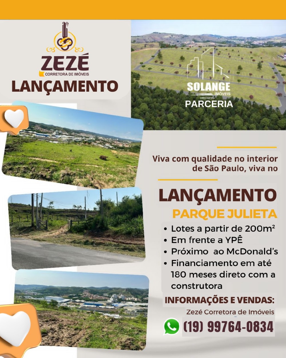 Loteamento - Lançamento - Parque Julieta Amparo/SP.