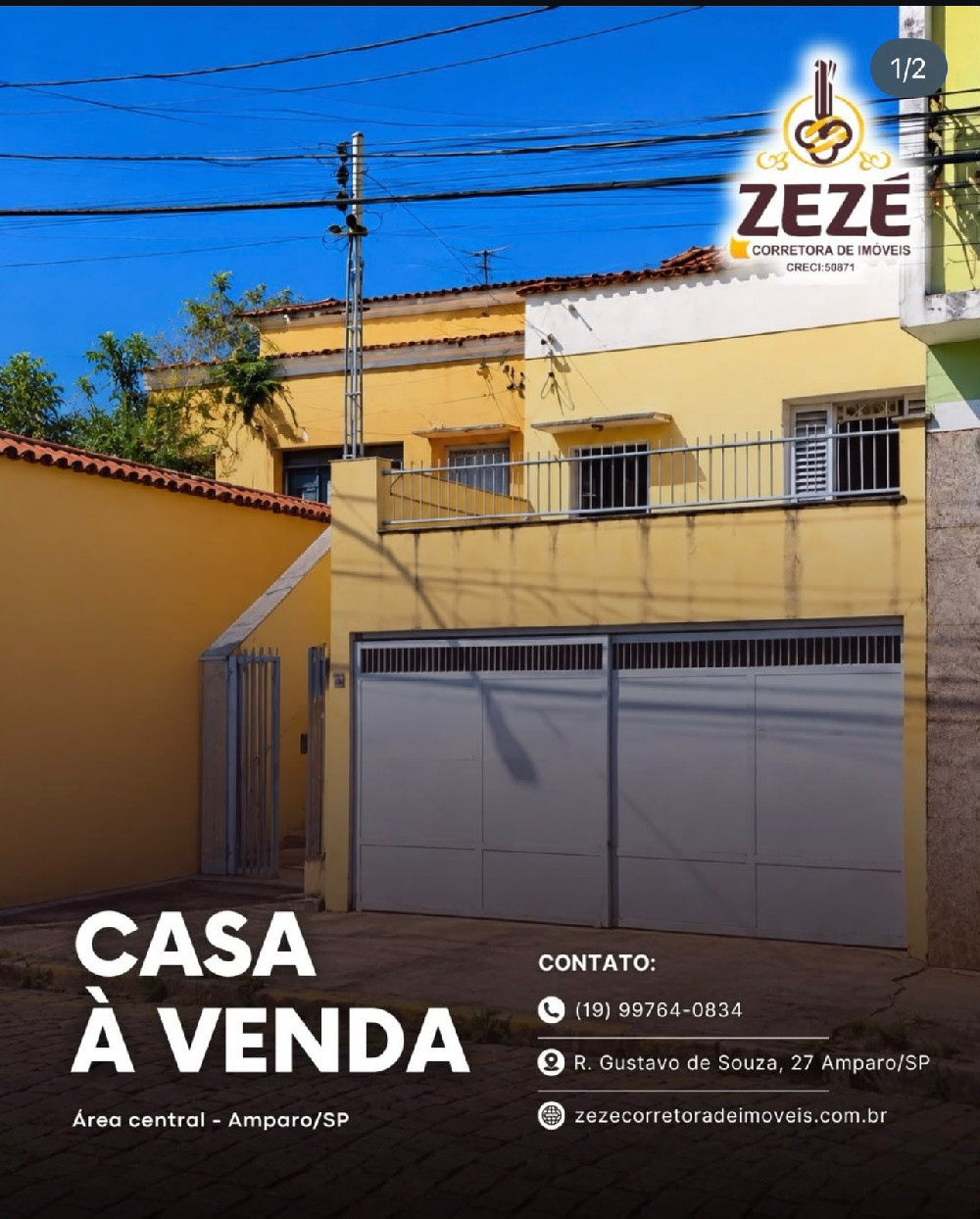 Casa Centro Amparo/SP.